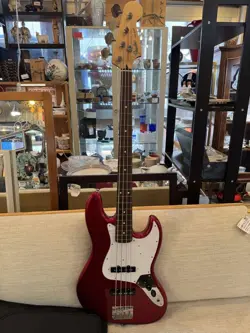 ELECTRIC BASS GUITAR FENDER JAZZ BASS T0 JB62 DYNA 2007-2008 RED T073832