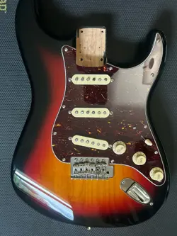 GUITAR BODY W/PLATE/BOLTS