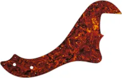 WD CUSTOM PICKGUARD FOR FENDER STANDARD DIMENSION BASS IV #05W TORTOISE SHELL...