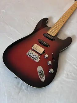 USED 2023 FENDER AERODYNE SPECIAL STRATOCASTER HSS HOT ROD BURST MIJ