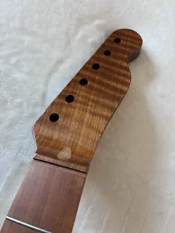 ALL PARTS TELECASTER  NECK ROASTED FLAME MAPLE MADE IN JAPAN LICENSED BY FENDER