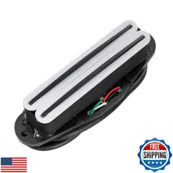 MUSICLILY HOT RAILS HUMBUCKER STRAT PICKUP SINGLE COIL SIZE FOR FENDER STRATO