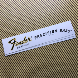3PCS P BASS&FENDER LOGO GUITAR DECAL WATERSLIDE TRANSFER GUITARS HEAD STICKER