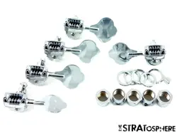 FENDER AMERICAN ULTRA II JAZZ BASS V 5 STRING TUNERS CHROME USA 