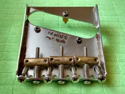 FENDER ~ BRAD PAISLEY ROAD WORN® TELECASTER COMPENSATED BRASS 3-SADDLE BRIDGE