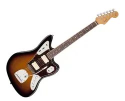 OPEN BOX FENDER KURT COBAIN JAGUAR - 3-COLOR SUNBURST W/ ROSEWOOD FB