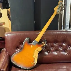 JAZZ BASS SUNBURST MADE BY FENDER 1969 SAFE DELIVERY FROM JAPAN