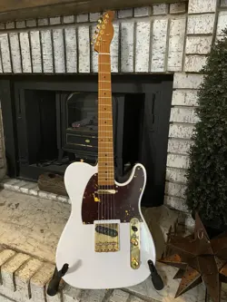 TELE STYLE PARTSCASTER TELECASTER ELECTRIC GUITAR FENDER PARTS FLAME MAPLE NECK