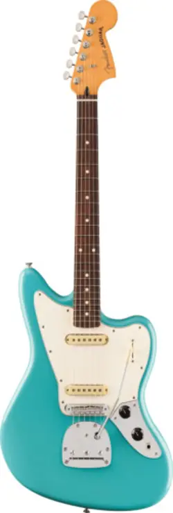 FENDER PLAYER II JAGUAR, ROSEWOOD FINGERBOARD, AQUATONE BLUE