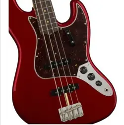NEW FENDER AMERICAN ORIGINAL '60S JAZZ ELECTRIC BASS GUITAR, CANDY APPLE RED