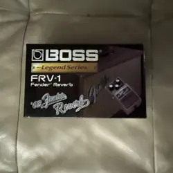 BOSS FRV-1  '63 FENDER REVERB GUITAR EFFECTS PEDAL