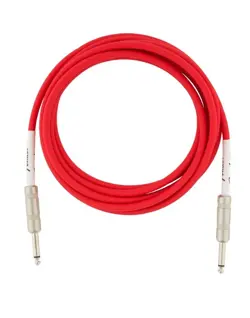 GENUINE FENDER ORIGINAL SERIES INSTRUMENT GUITAR CABLE FIESTA RED - 18.6' FT