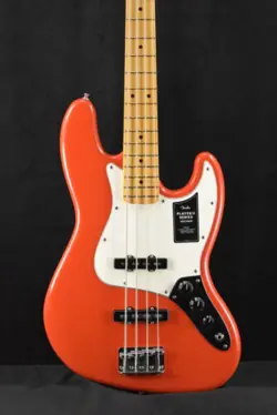 FENDER PLAYER II JAZZ BASS CORAL RED MAPLE FINGERBOARD
