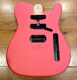 GENUINE FENDER MIM MODERN PLAYER TELE TELECASTER GUITAR BODY SONIC FIESTA RED