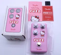 FENDER HELLO KITTY FUZZ PEDAL PINK GUITAR EFFECT JAPAN NEW FROM JAPAN