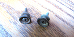 50-60S  FENDER  STRATOCASTER  STRAP BUTTONS & SCREWS.............ORIGINAL