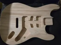 SALE! UNFINISHED SOLID BASSWOOD ELECTRIC GUITAR BODY FITS FENDER STRAT
