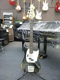 FENDER MEXICO JMJ ROAD WORM MUSTANG BASS BLA ELECTRIC BASS USED