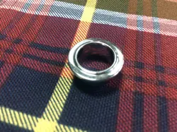 ONE FENDER BASS CHROME TUNER FERRULE/ BUSHING~ PRECISION, JAZZ, P/J