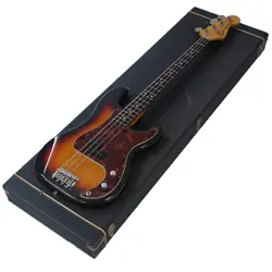 ELECTRIC BASS GUITAR SQUIER BY FENDER SPB-50 PRECISION BASS HARD CASE USED