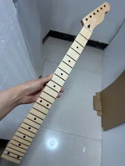 STAINLESS STEEL TL 24FRETS FENDER TELE GLOSS MAPLE ELECTRIC GUITAR NECK 25.5INCH