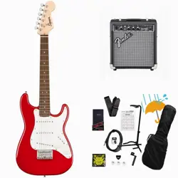 SQUIER BY FENDER MINI STRATOCASTER LAUREL FINGERBOARD DAKOTA RED MINI FENDER 10W