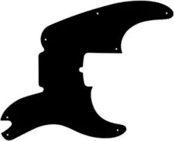 WD CUSTOM PICKGUARD FOR FENDER 60TH ANNIVERSARY PRECISION BASS #03P BLACK/PAR...