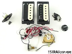 USA FENDER JIM ROOT JAZZMASTER V4 EMG DAEMONUM ACTIVE HUMBUCKER PICKUP POTS KNOB