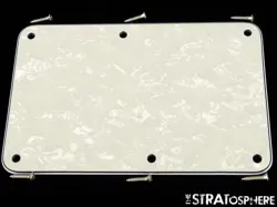 FENDER DAVE MURRAY FLOYD ROSE STRATOCASTER STRAT TREMOLO COVER, PLATE, PEARLOID