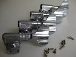 VINTAGE PEAVEY FENDER GROVER BASS GUITAR TUNERS  SET FOR PROJECT