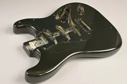 1978-1979-1980-1981 VINTAGE FENDER STRATOCASTER BODY BLACK STRAT USA 1970S