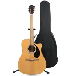 FENDER FA-125CE DREADNOUGHT ACOUSTIC ELECTRIC GUITAR 6 STRING RIGHT HANDED CASE