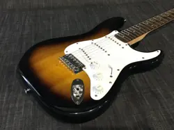 SQUIER BY FENDER BULLET STRATOCASTER LAUREL FB BROWN SUNBURST USED W/SOFT CASE