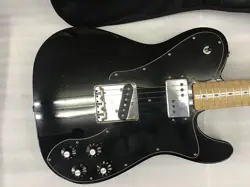FENDER CLASSIC SERIES '72 TELECASTER CUSTOM BLK USED 2010 MAPLE NECK W/SOFT CASE