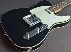 FENDER MADE IN JAPAN HERITAGE 60S TELECASTER CUSTOM BLACK ELECTRIC GUITAR USED
