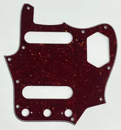 PICKGUARD COMPATIBLE FOR FIT FENDER JAPAN REISSUED JAGUAR GUITAR RED TORTOISE