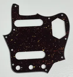 PICKGUARD COMPATIBLE FOR FIT FENDER JAPAN REISSUED JAGUAR GUITAR BROWN TORTOISE