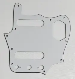 PICKGUARD COMPATIBLE FOR FIT FENDER JAPAN REISSUED JAGUAR STYLE GUITAR WHITE