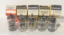 USA MADE 12AY7 TUBES SOUND EXCELLENT IN V1 POSITION ON FENDER TUBE AMPLIFIERS