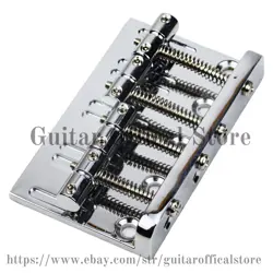 4 STRING JAZZ BASS BRIDGE CHROME FIXED HARDTAIL BRIDGE FOR FENDER PRECISION