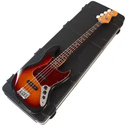 USED FENDER AMERICAN STANDARD JAZZ BASS 3-COLOR SUNBURST ELECTRIC
