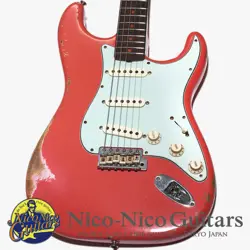 FENDER CUSTOM SHOP 2019 1959 STRATOCASTER HEAVY RELIC FADED AGED TAHITIAN CORAL