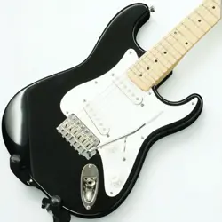 FENDER JAPAN STRATOCASTER ELECTRIC GUITAR MAPLE NECK USED WITH SOFT CASE