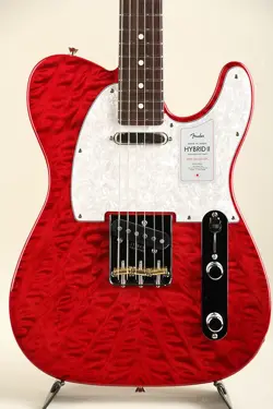 FENDER MADE IN JAPAN HYBRID II 2024 COLLECTION TELECASTER RW QUILT RED BERYL S N