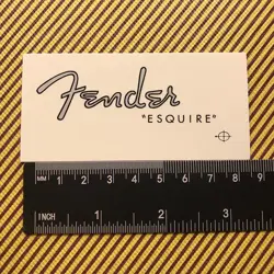 3PCS GUITARS WATERSLIDE TRANSFER GUITAR NECK HEADSTOCK STICKER FOR FENDER