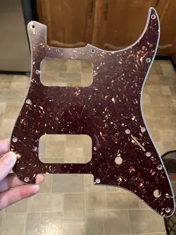 PICKGUARD TWO KNOBS