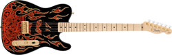FENDER JAMES BURTON TELE, MAPLE FINGERBOARD, RED PAISLEY FLAMES