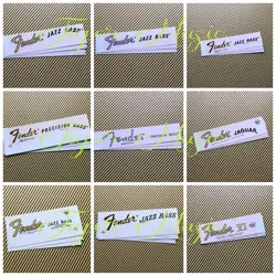 3PCS GUITARS BASS WATERSLIDE TRANSFER GUITAR NECK HEADSTOCK STICKER FOR FENDER