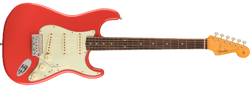 FENDER AMERICAN VINTAGE II 1961 STRAT, ROSEWOOD FINGERBOARD, FIESTA RED