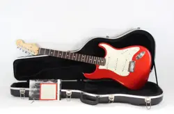 2004 FENDER AMERICAN SERIES STRATOCASTER 50TH ANNIVERSARY CHROME RED ROSEWOOD